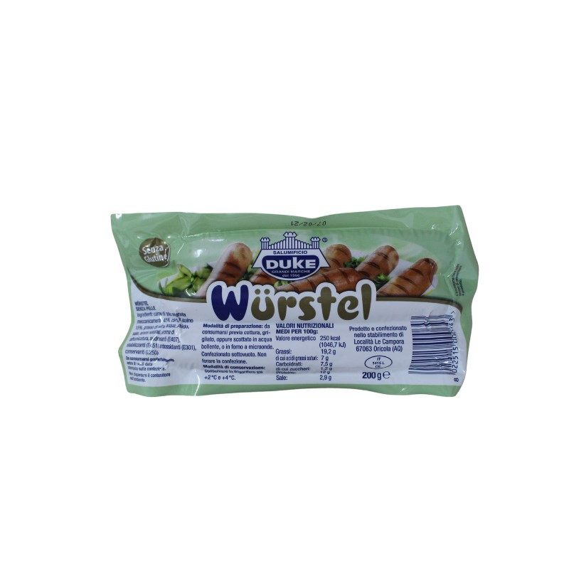 WURSTEL DUKE GR200X18