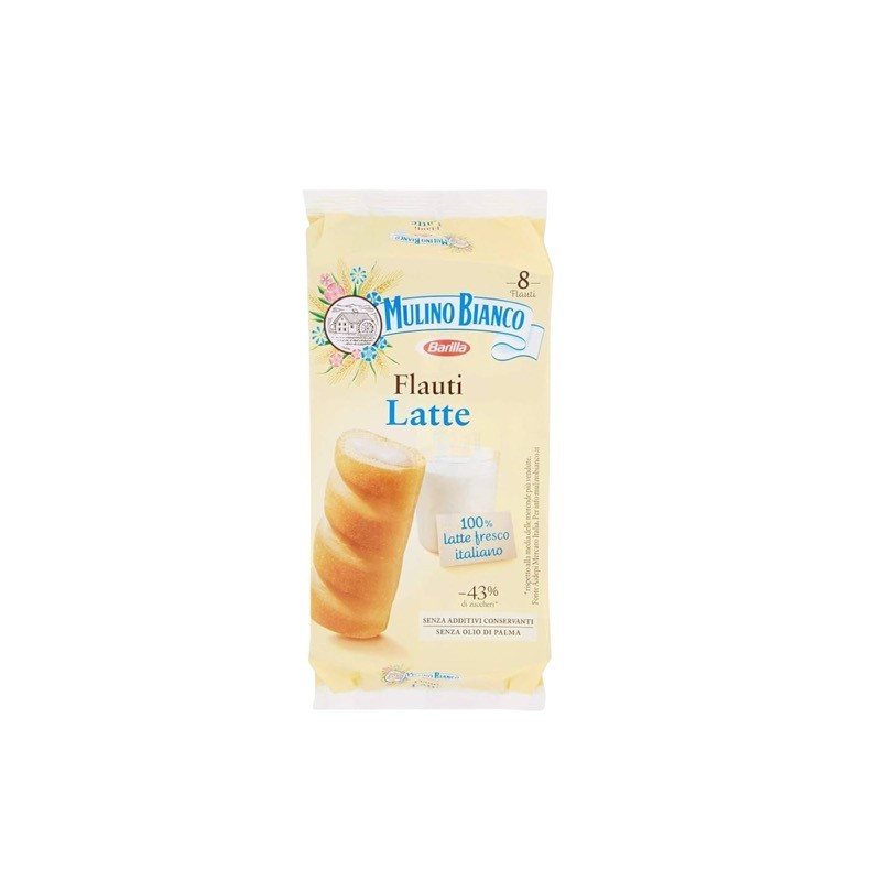 FLAUTI AL LATTE GR. 280 MULINO BIANCO