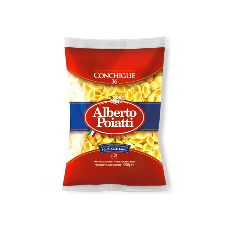 CONCHIGLIE RIGATE A.POIATTI N.36 KG1