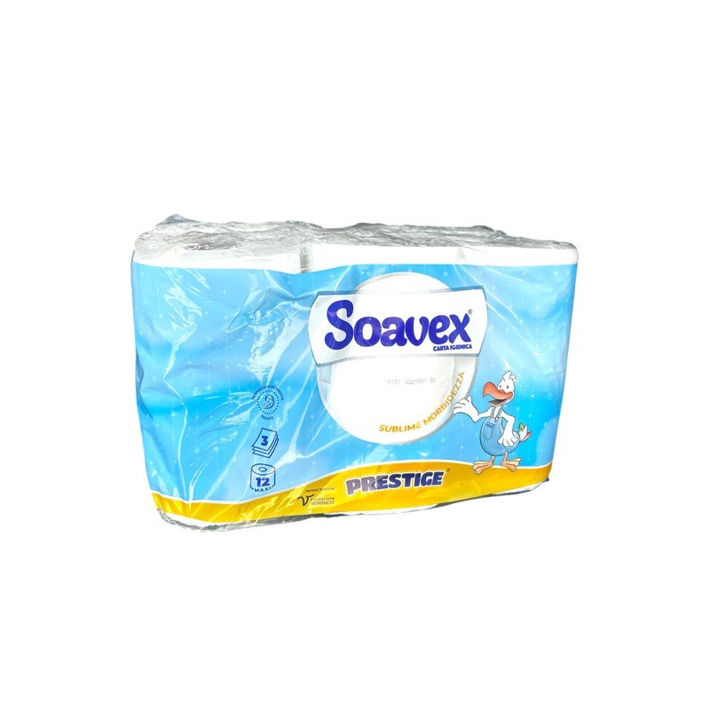 CARTA IGIENICA SOAVEX 12 ROT