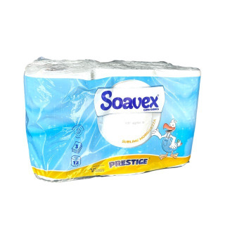 CARTA IGIENICA SOAVEX 12 ROT