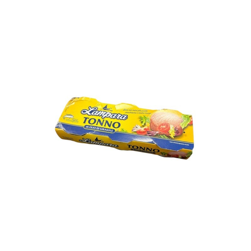 TONNO IN OLIO DI GIRASOLE GR80X3 LAMPARA