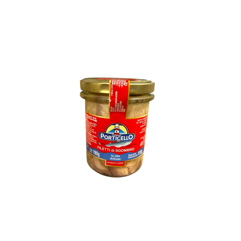 FILETTI SGOMBRO ALL'OLIO GR190