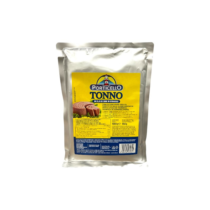 TONNO BUSTA OLIO DI GIRASOLE KG1 PORTIC.