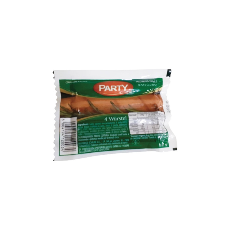 WURSTEL SCARLINO PARTY GR100X42PZ