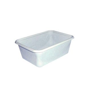 VASCHETTE BIANCHE PLASTICA 1PORZX100PZ