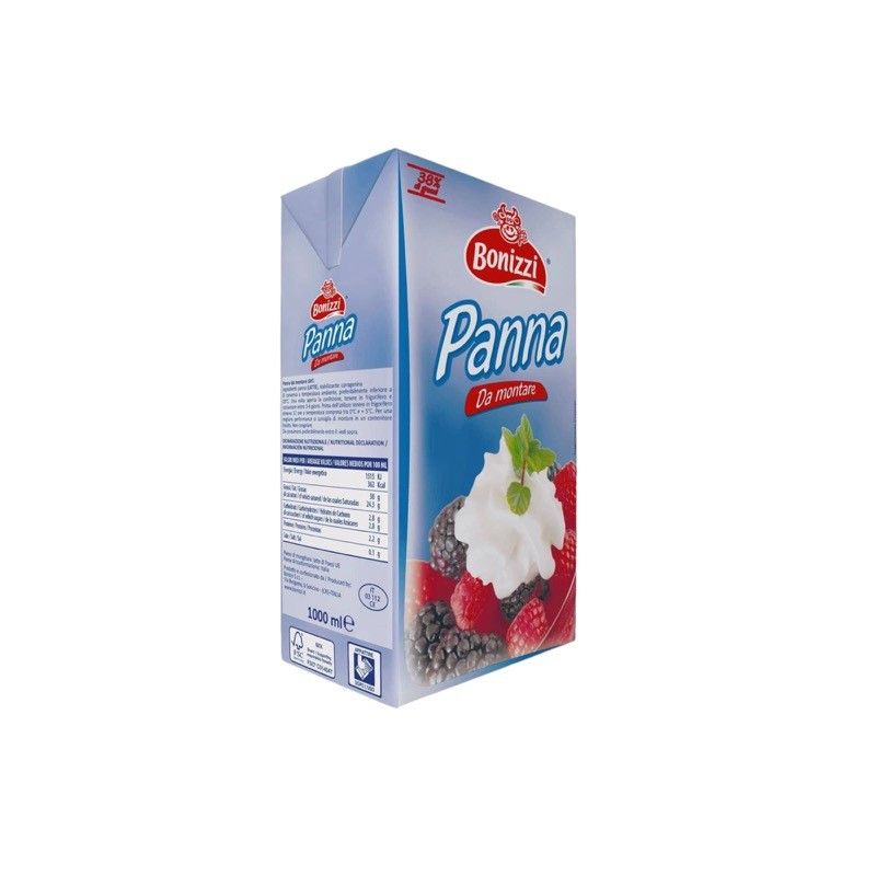 PANNA DA MONTARE UHT 38% 1LT BONIZZI