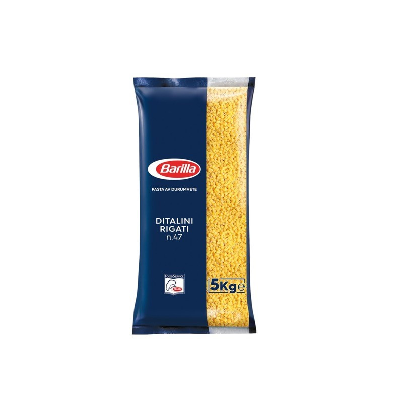 DITALINI RIGATI N° 47 KG 5 BARILLA