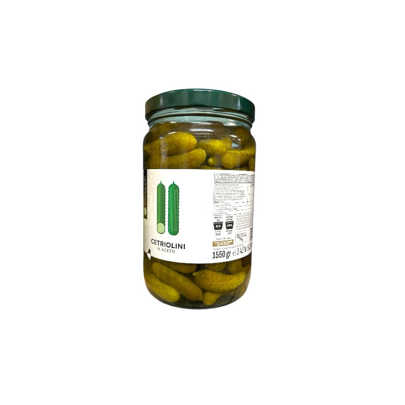 CETRIOLINI IN ACETO DI VINO GR 1550 ITAL
