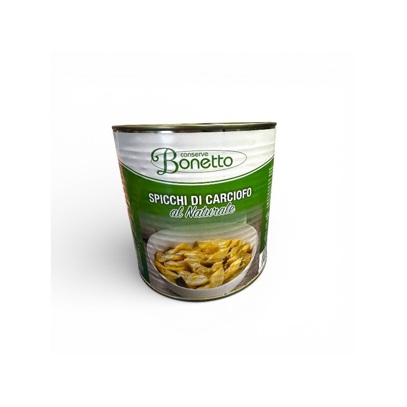 CARCIOFI SPICCHI NATURAL ML 2650 BONETTO