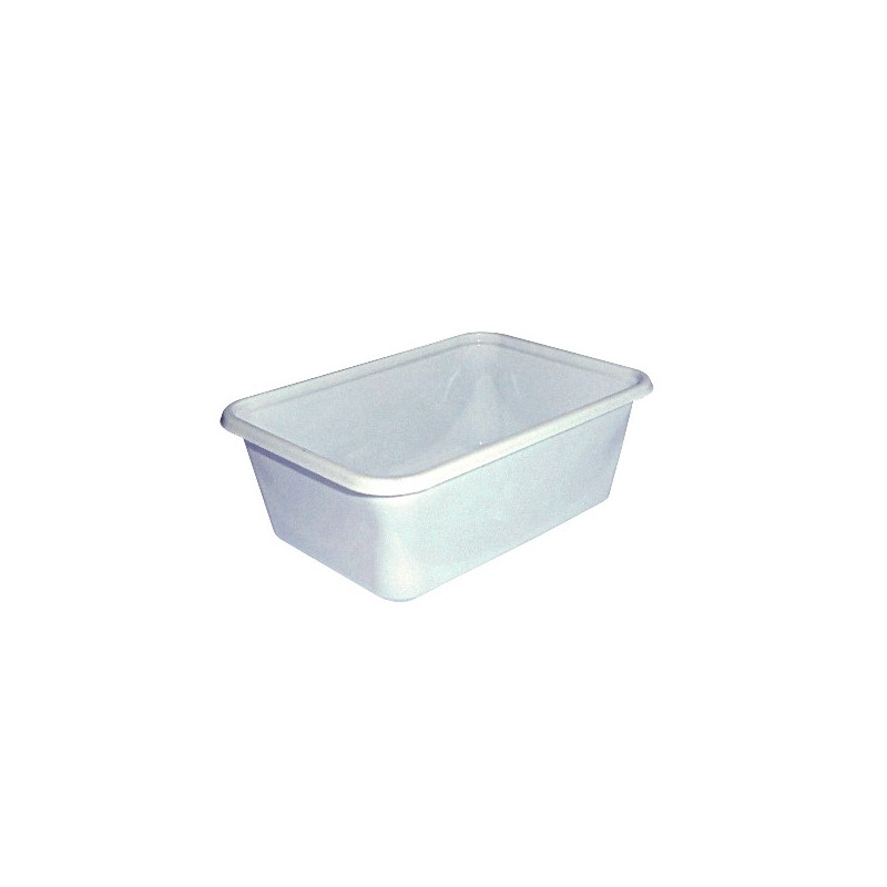 VASCHETTE BIANCHE PLASTICA 1PORZX100PZ