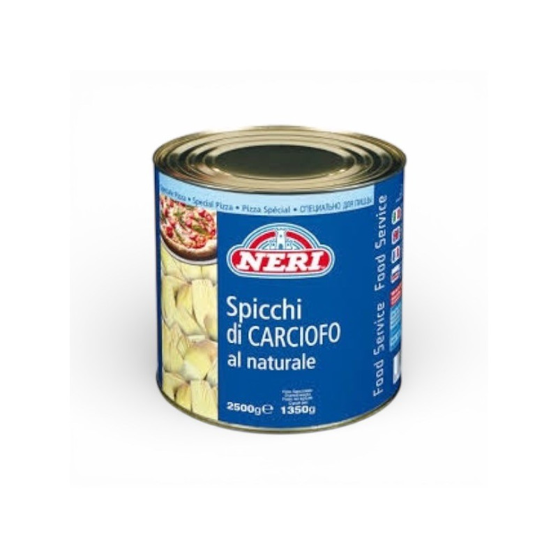 CARCIOFI SPICCHI NATURAL ML 2650 NERI