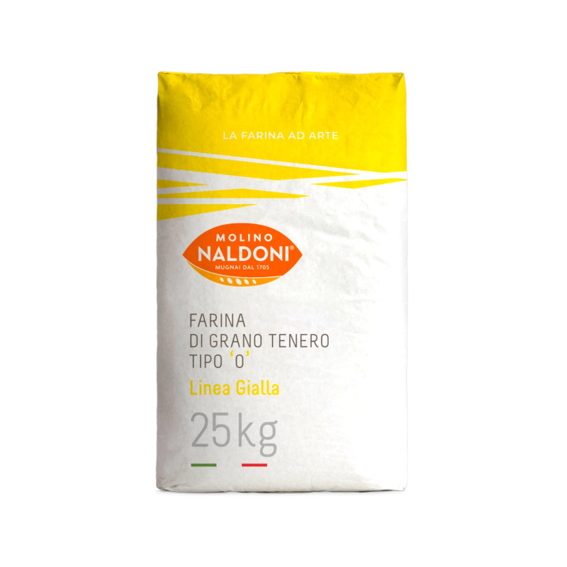 FARINA TIPO 0 KG25 LINEA GIALLA NALDONI