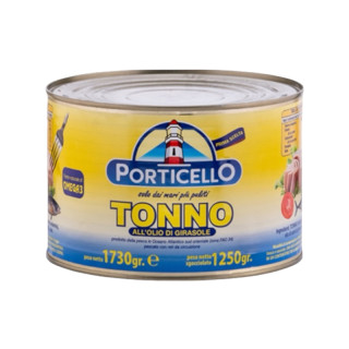 TONNO ALL'OLIO GIRASOLE KG1.7 PORTICELLO