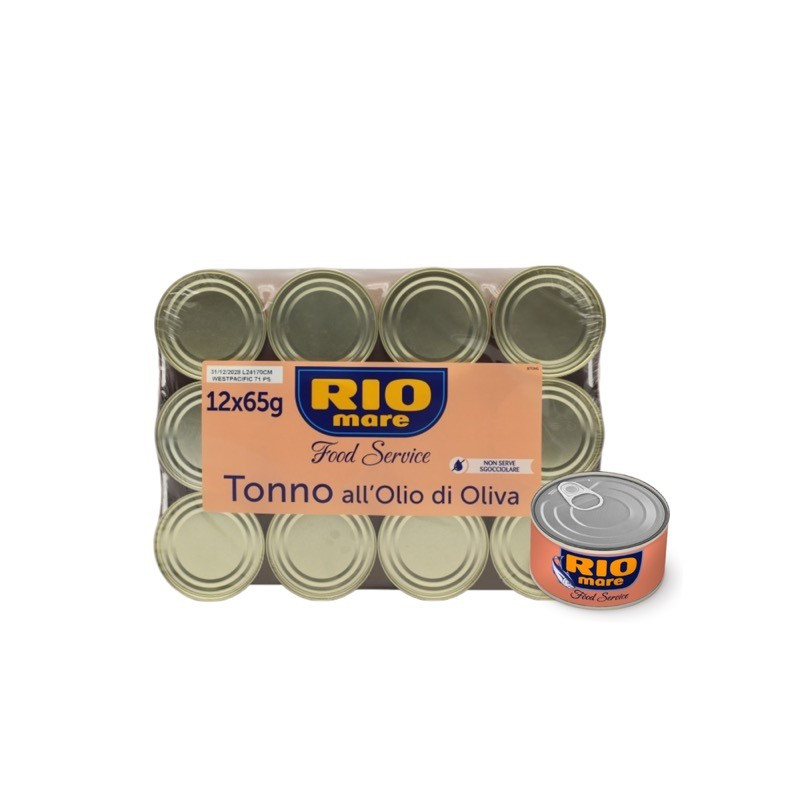 TONNO RIO MARE GR 65X12 IN OLIO D'OLIVA