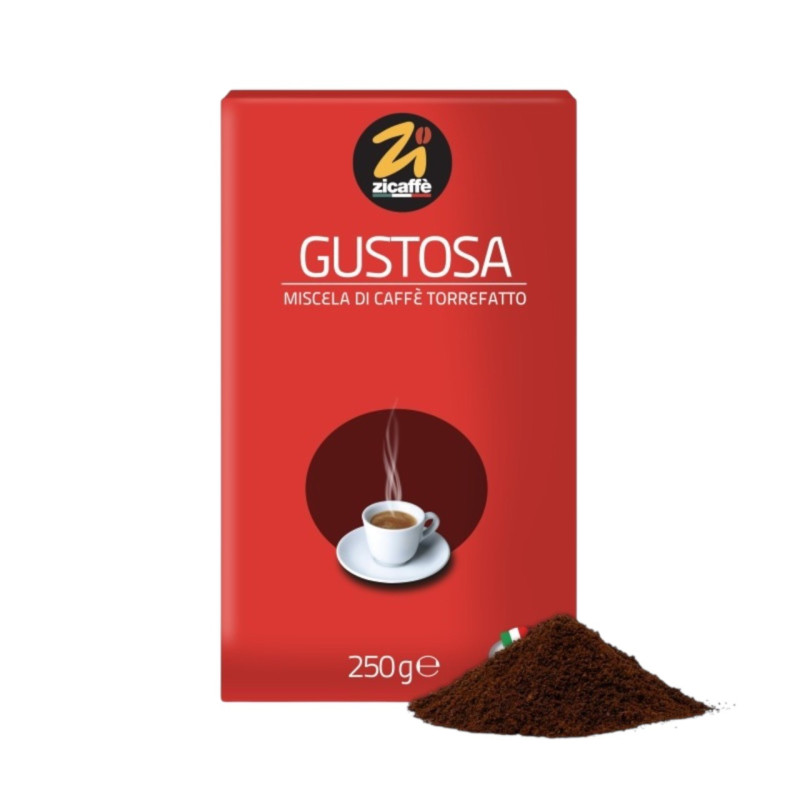 CAFFE' MACINATO GUSTOSO GR. 250 ZICAFE' 