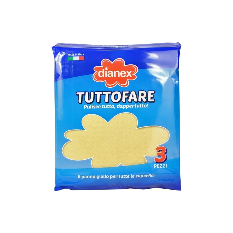 PANNO TUTTOFARE GIALLO X3