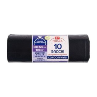 SACCHETTI NERI CONDOMINIALI 80X120 10PZ