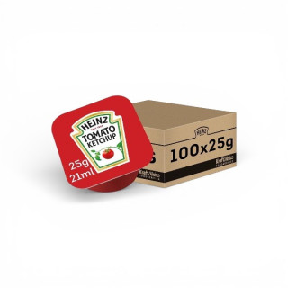 TOMATO MONODOSE DIP POT 100X25ML HEINZ