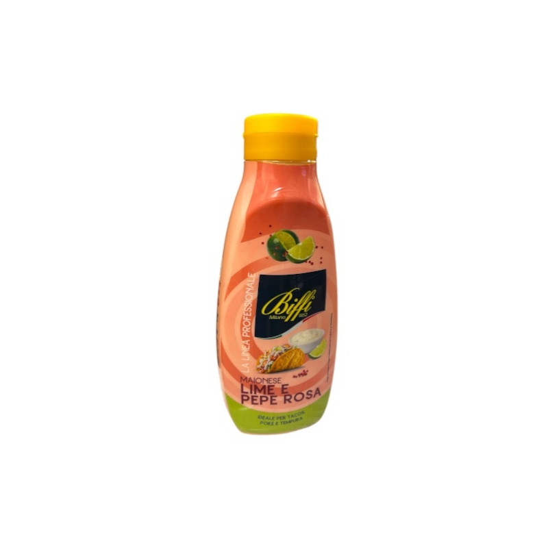 MAIONESE LIME e PEPE ROSA GR.800 BIFFI
