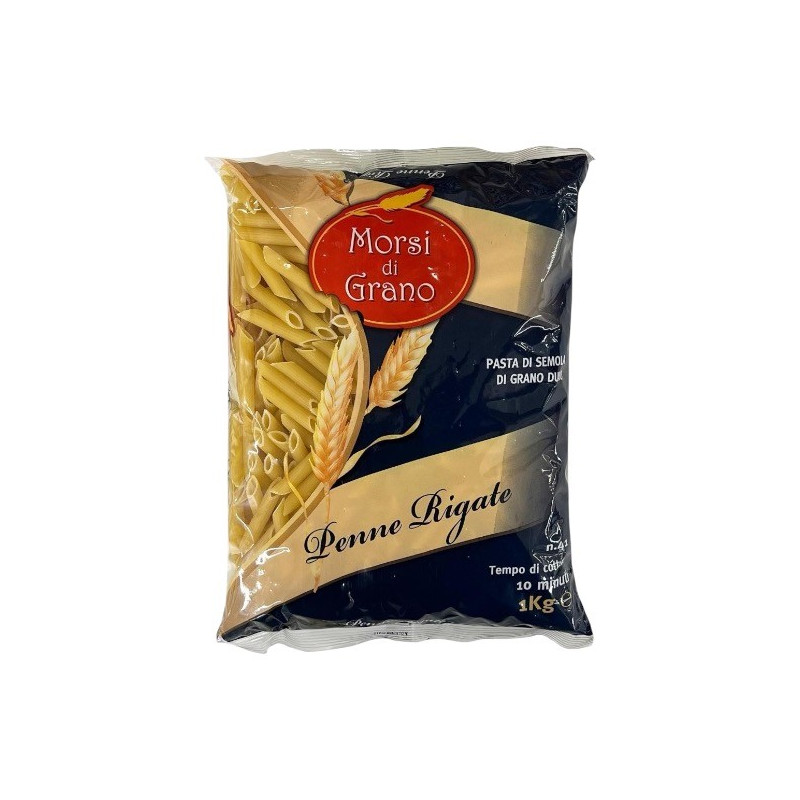 PENNE RIGATE MORSI/GRANO KG.1 