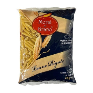 PENNE RIGATE MORSI/GRANO KG.1 
