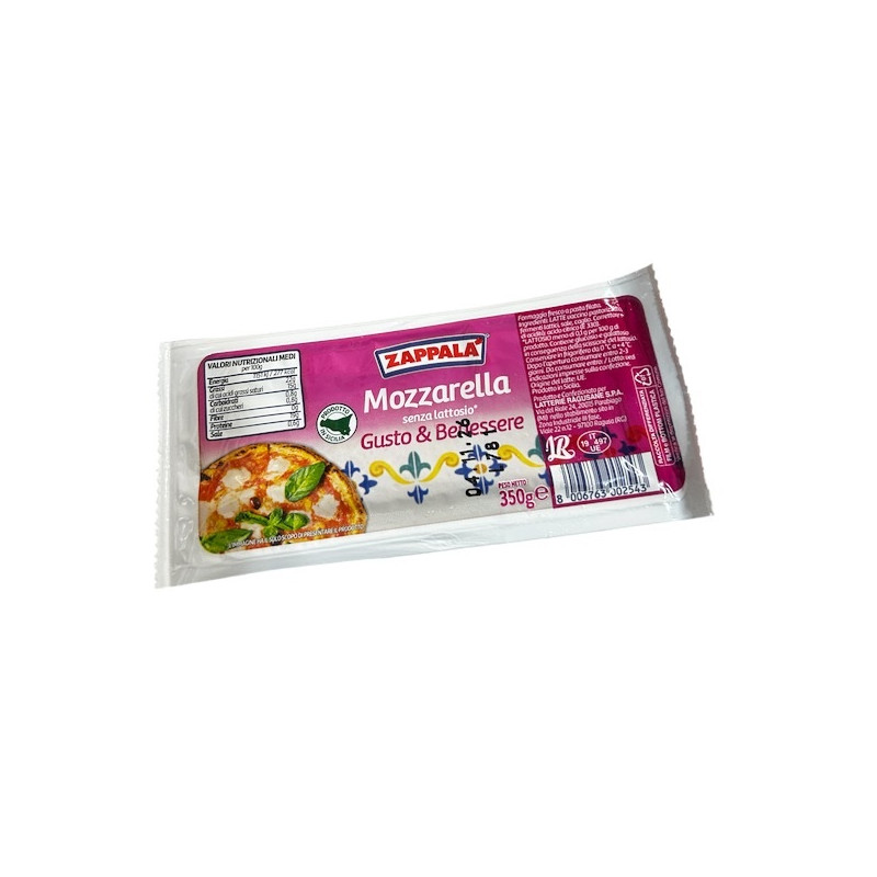 MOZZARELLA FILONE S/LATTOSIO GR350 ZAPP.